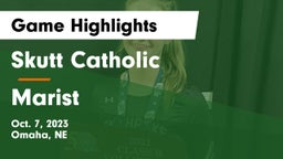 Skutt Catholic  vs Marist  Game Highlights - Oct. 7, 2023