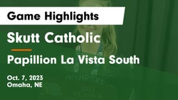 Skutt Catholic  vs Papillion La Vista South  Game Highlights - Oct. 7, 2023