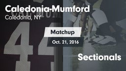 Matchup: Caledonia-Mumford vs. Sectionals 2016