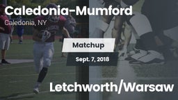 Matchup: Caledonia-Mumford vs. Letchworth/Warsaw 2018