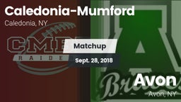 Matchup: Caledonia-Mumford vs. Avon  2018