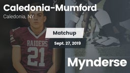 Matchup: Caledonia-Mumford vs. Mynderse 2019