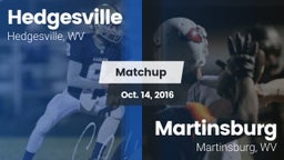 Matchup: Hedgesville High vs. Martinsburg  2016