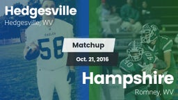 Matchup: Hedgesville High vs. Hampshire  2016