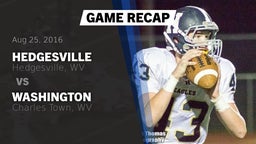 Recap: Hedgesville  vs. Washington  2016