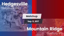 Matchup: Hedgesville High vs. Mountain Ridge  2017