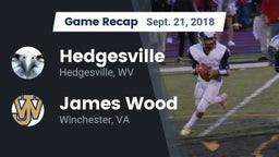 Recap: Hedgesville  vs. James Wood  2018