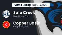 Recap: Sale Creek  vs. Copper Basin  2017