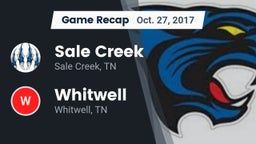 Recap: Sale Creek  vs. Whitwell  2017