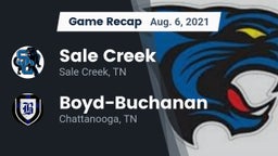 Recap: Sale Creek  vs. Boyd-Buchanan  2021