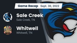 Recap: Sale Creek  vs. Whitwell  2022