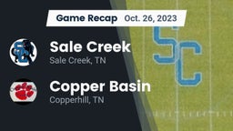 Recap: Sale Creek  vs. Copper Basin  2023