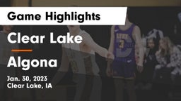 Clear Lake  vs Algona  Game Highlights - Jan. 30, 2023