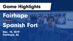 Fairhope  vs Spanish Fort  Game Highlights - Dec. 10, 2019