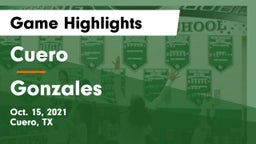 Cuero  vs Gonzales  Game Highlights - Oct. 15, 2021