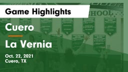 Cuero  vs La Vernia  Game Highlights - Oct. 22, 2021