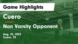Cuero  vs Non Varsity Opponent  Game Highlights - Aug. 25, 2022