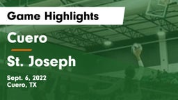 Cuero  vs St. Joseph Game Highlights - Sept. 6, 2022