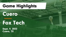 Cuero  vs Fox Tech  Game Highlights - Sept. 9, 2022