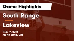 South Range vs Lakeview  Game Highlights - Feb. 9, 2021