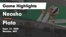 Neosho  vs Plato  Game Highlights - Sept. 21, 2020