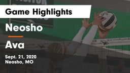 Neosho  vs Ava  Game Highlights - Sept. 21, 2020