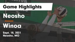Neosho  vs Winoa Game Highlights - Sept. 18, 2021