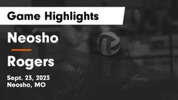 Neosho  vs Rogers  Game Highlights - Sept. 23, 2023