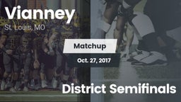 Matchup: Vianney  vs. District Semifinals 2017