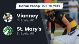 Recap: Vianney  vs. St. Mary's  2019