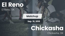 Matchup: El Reno  vs. Chickasha  2016