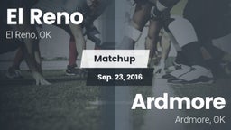 Matchup: El Reno  vs. Ardmore  2016