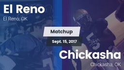 Matchup: El Reno  vs. Chickasha  2017