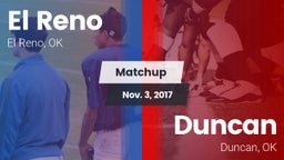 Matchup: El Reno  vs. Duncan  2017
