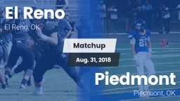 Matchup: El Reno  vs. Piedmont  2018