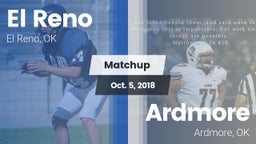 Matchup: El Reno  vs. Ardmore  2018