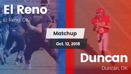 Matchup: El Reno  vs. Duncan  2018