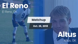 Matchup: El Reno  vs. Altus  2018
