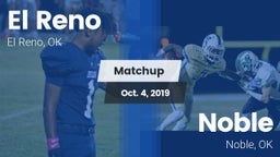Matchup: El Reno  vs. Noble  2019