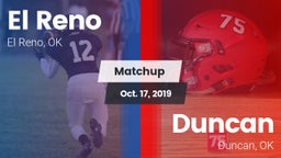 Matchup: El Reno  vs. Duncan  2019