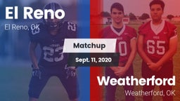 Matchup: El Reno  vs. Weatherford  2020