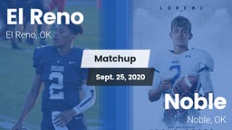 Matchup: El Reno  vs. Noble  2020