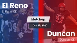 Matchup: El Reno  vs. Duncan  2020