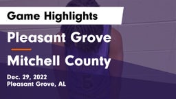 Pleasant Grove  vs Mitchell County  Game Highlights - Dec. 29, 2022