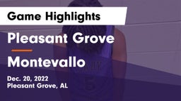 Pleasant Grove  vs Montevallo  Game Highlights - Dec. 20, 2022
