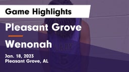 Pleasant Grove  vs Wenonah  Game Highlights - Jan. 18, 2023
