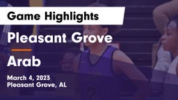 Pleasant Grove  vs Arab Game Highlights - March 4, 2023