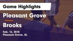Pleasant Grove  vs Brooks Game Highlights - Feb. 13, 2018