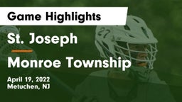 St. Joseph  vs Monroe Township  Game Highlights - April 19, 2022