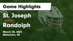St. Joseph  vs Randolph  Game Highlights - March 28, 2023